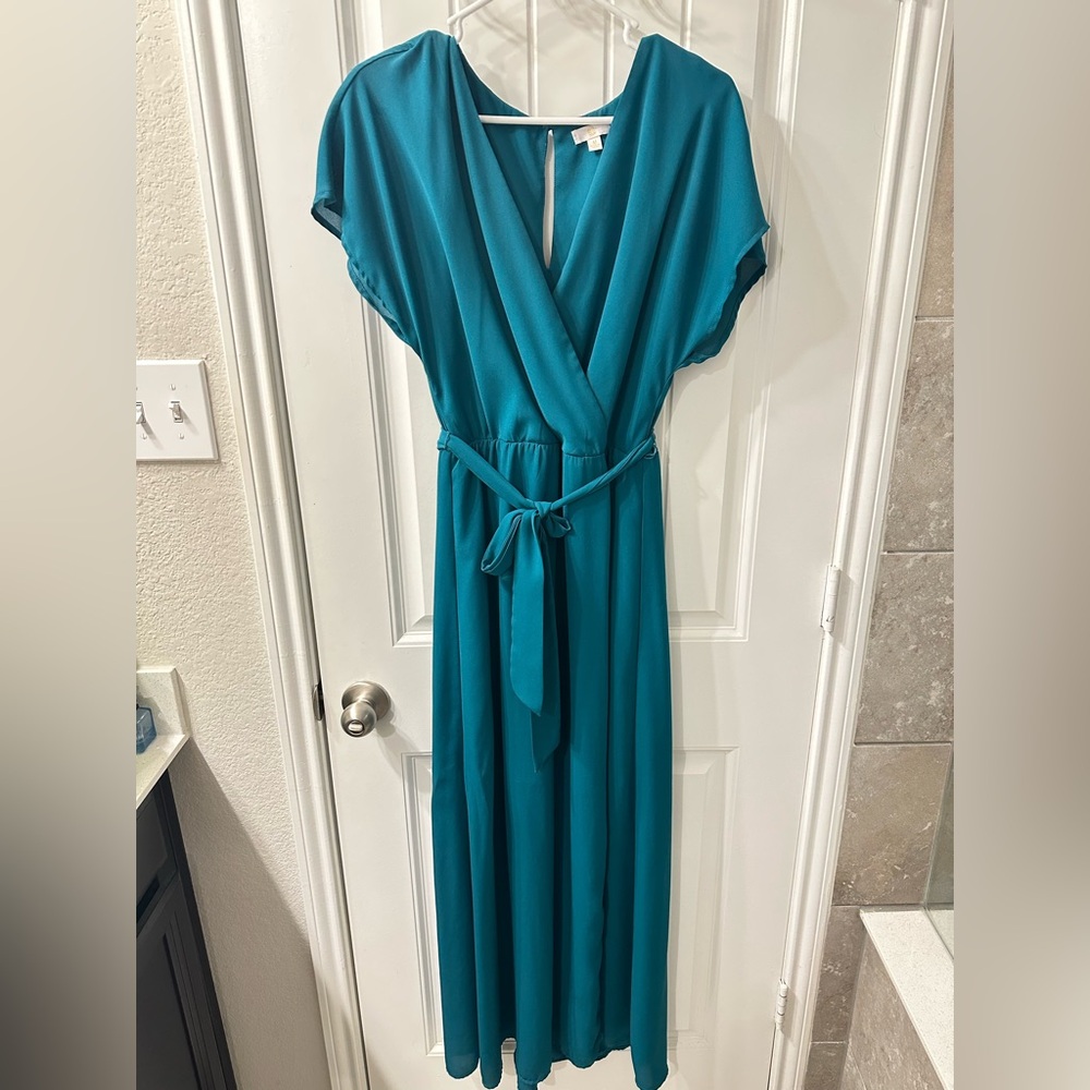 Teal dress
